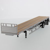 53ft Tieflader Anhänger - Silber